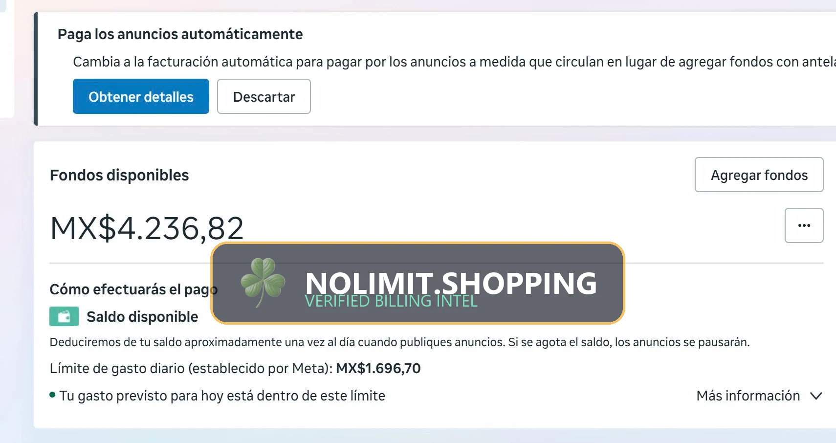 Meta Ads Manager — Automated Billing Threshold Settlement Telemetry